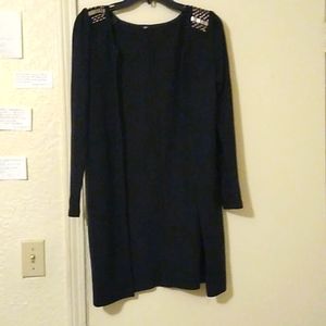 Women's Size 2 long Black Sweater